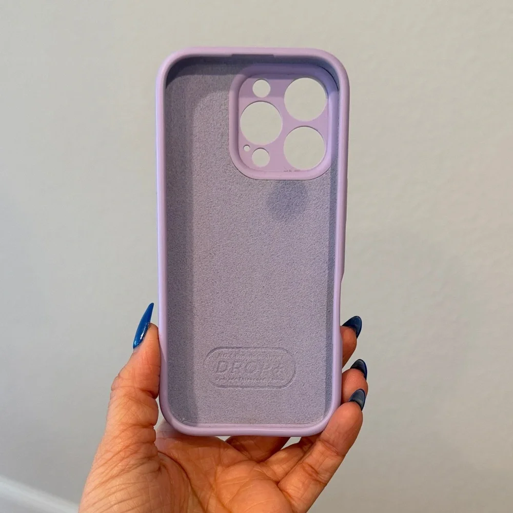 PURPLE SILICONE IPHONE 16 PRO CASE